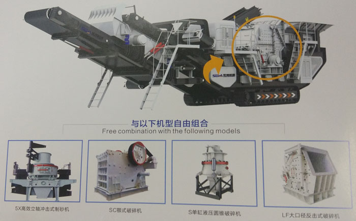 移動破碎站，多機(jī)隨意搭配