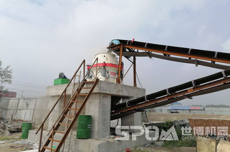 圓錐破碎機，砂石骨料中細碎破碎機